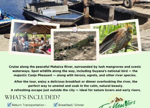 Retreat the Wild Side of the Mahaica River