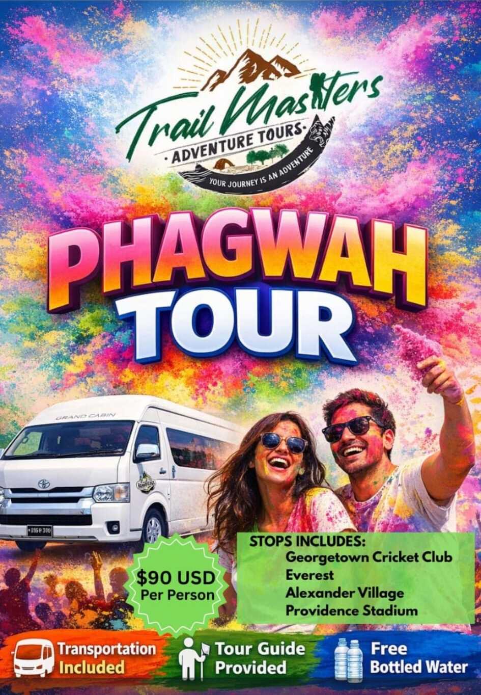 Phagwah Tour 2026 - Trail Masters Adventure Tours